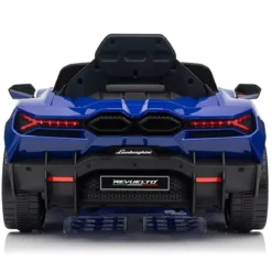 Auto Elettrica per Bambini 10,8V Lamborghini Revuelto Blu Radiocomando