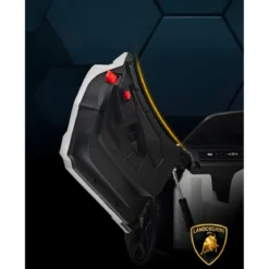 Auto Elettrica per Bambini 10,8V Lamborghini Revuelto Bianco Telecomando