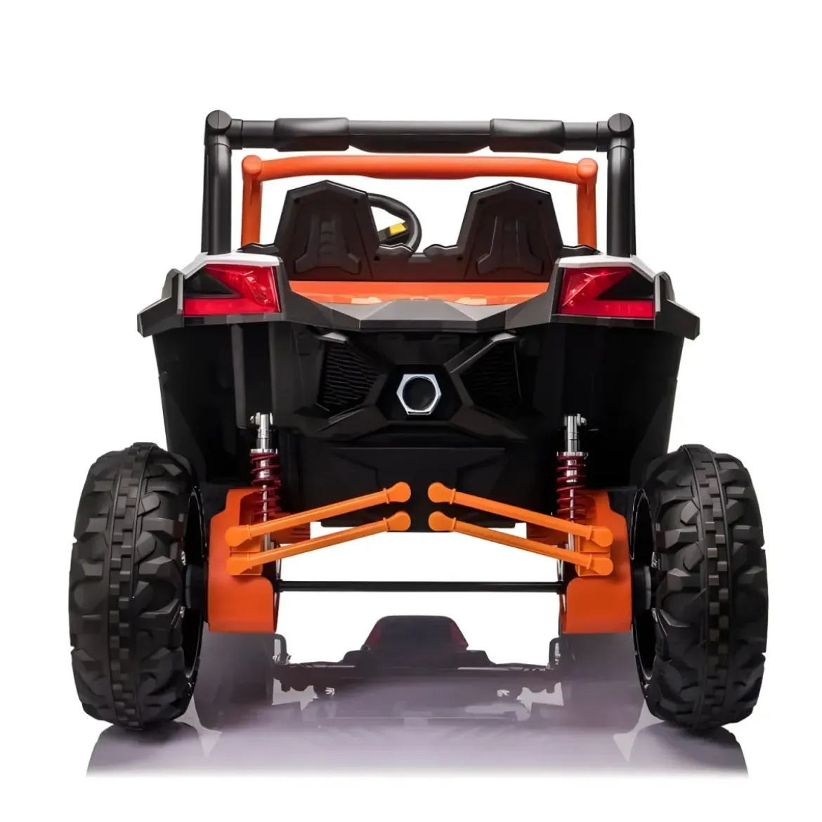 Auto Elettrica 2 Posti per Bambini 24V Fuoristrada UTV Arancione