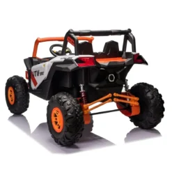 Auto Elettrica 2 Posti per Bambini 24V Fuoristrada UTV Arancione