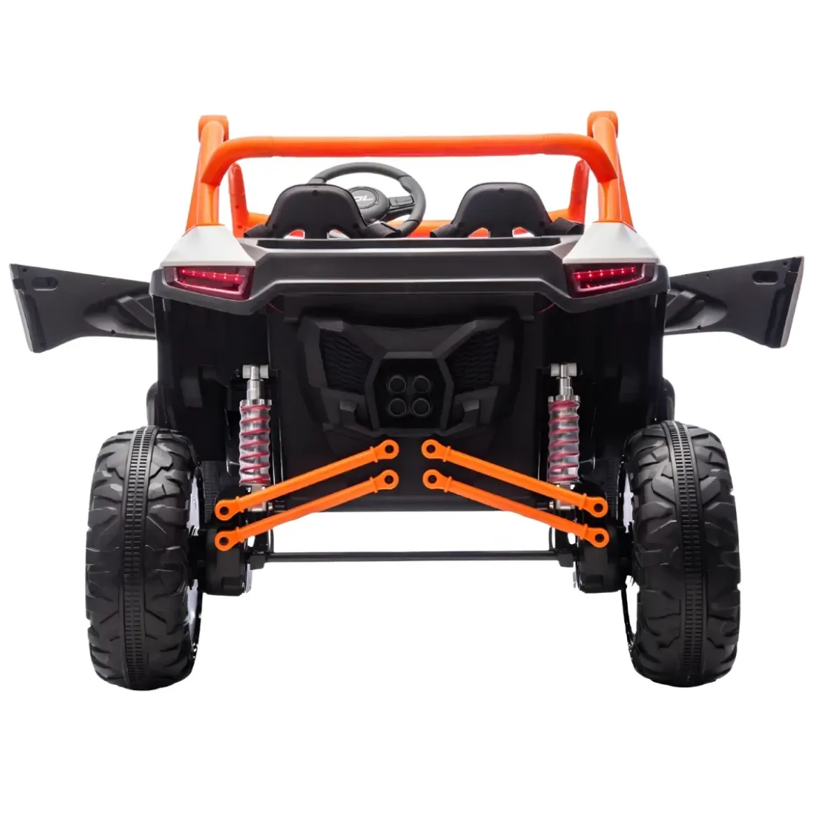 Auto Elettrica 24V per Bambini Due Posti Bianco Fuoristrada UTV