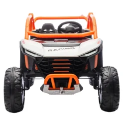 Auto Elettrica 24V per Bambini Due Posti Bianco Fuoristrada UTV