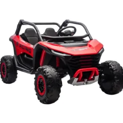 Auto Elettrica 24V per Bambini Due Posti Rosso Fuoristrada UTV