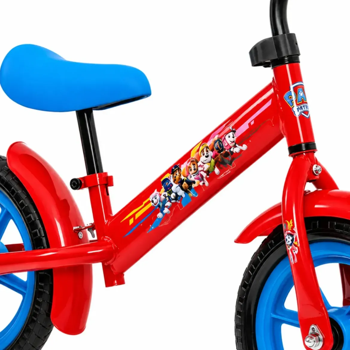Balance Bike Bicicletta Bambini Paw Patrol Rosso Senza Pedali 2-3 Anni
