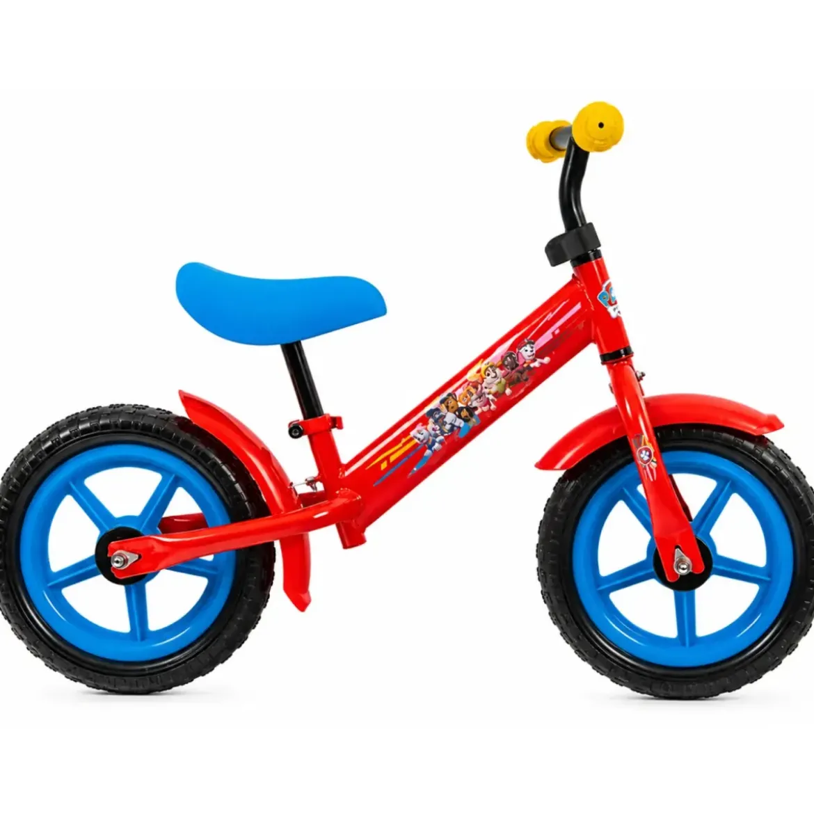 Balance Bike Bicicletta Bambini Paw Patrol Rosso Senza Pedali 2-3 Anni