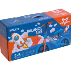 Balance Bike Bicicletta Bambini Azzurra Rocket Senza Pedali 2-3 Anni