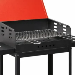 Barbecue a Carbonella con Coperchio Carbone Griglia BBQ da Balcone Giardino Casa