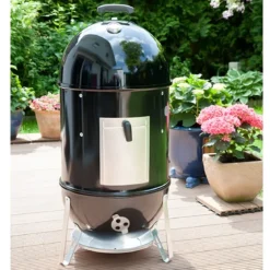 Barbecue Affumicatore a Carbone da Giardino 50x50x106 cm