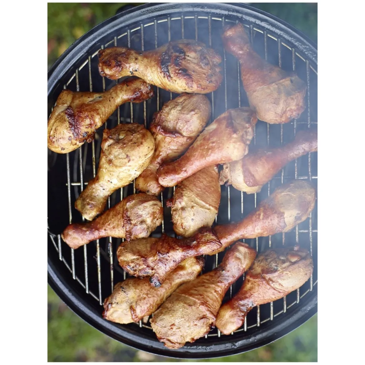 Barbecue Affumicatore a Carbone da Giardino 50x50x106 cm