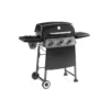 Barbecue a Gas 3 Bruciatori in Acciaio Fornello Laterale 2 Griglie Coperchio BBQ