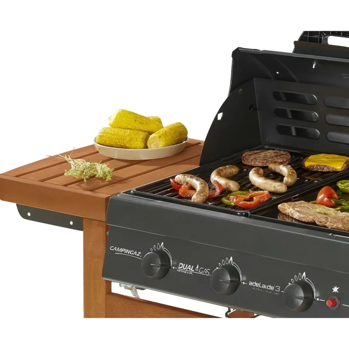 Barbecue a Gas Campignaz 3 Bruciatori Griglia in Ghisa Kit Conversione
