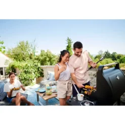 Barbecue a Gas Campignaz Compact 3 EXS con Griglia e Piastra Reversibile