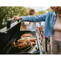Barbecue a Gas Campignaz Plancha 3 Fuochi 76x56x31 cm Piastra Ghisa