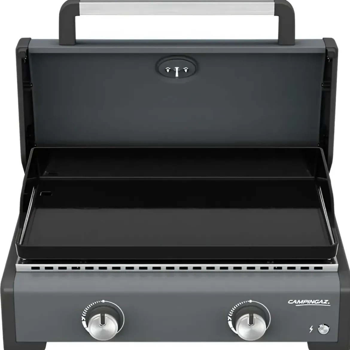 Barbecue a Gas Campignaz Plancha 65x56x31 cm 2 Fuochi Piastra Ghisa