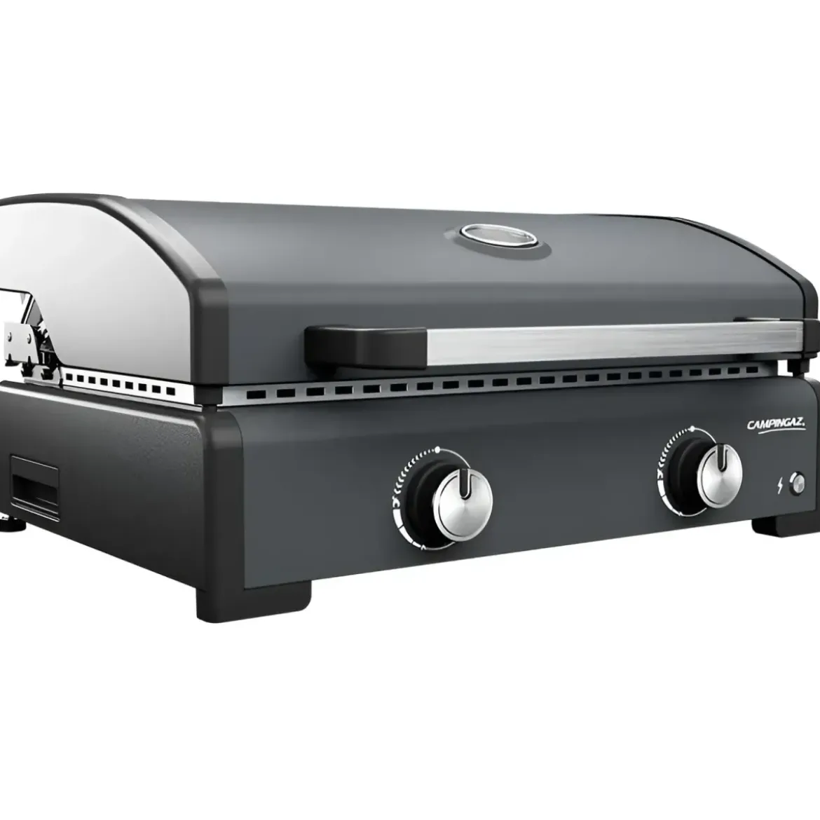 Barbecue a Gas Campignaz Plancha 65x56x31 cm 2 Fuochi Piastra Ghisa