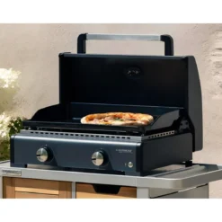 Barbecue a Gas Campignaz Plancha 65x56x31 cm 2 Fuochi Piastra Ghisa