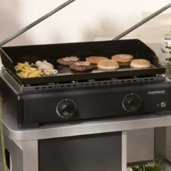 Barbecue a Gas Campignaz Plancha da Tavolo 2 Bruciatori 6kW Acciaio