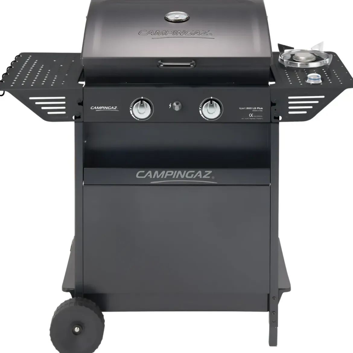 Barbecue a Gas con doppia Griglia di cottura e Forno Laterale