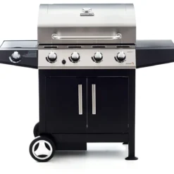 Barbecue a Gas con Pietra Lavica Australiano 3 Bruciatori Fornello BBQ Coperchio