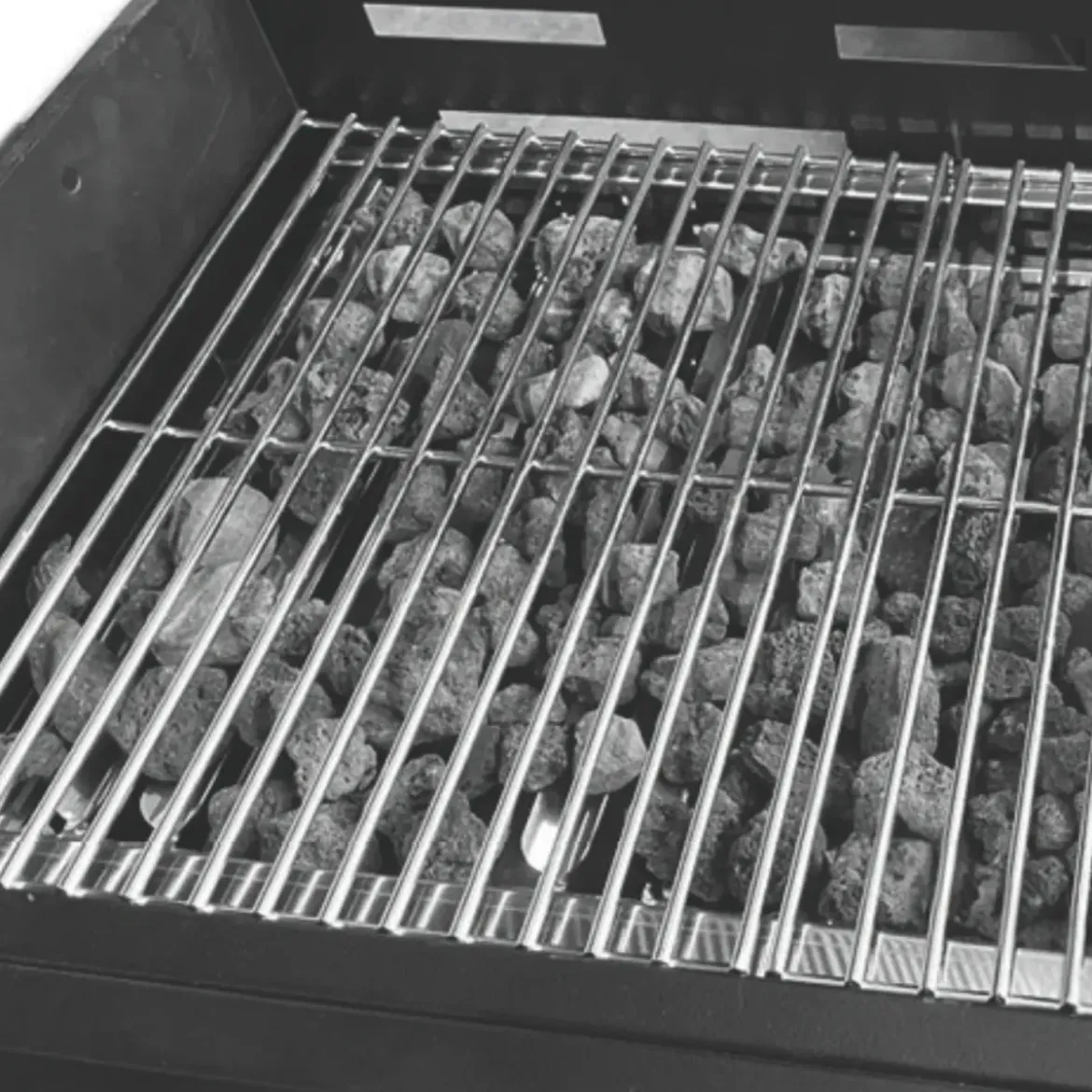 Barbecue a Gas 3 Fuochi 8,5 kW con Coperchio Termometro Pietra Lavica