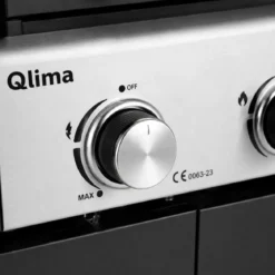 Barbecue a Gas GPL da Esterno 3 Fuochi con Coperchio in Acciaio Inox