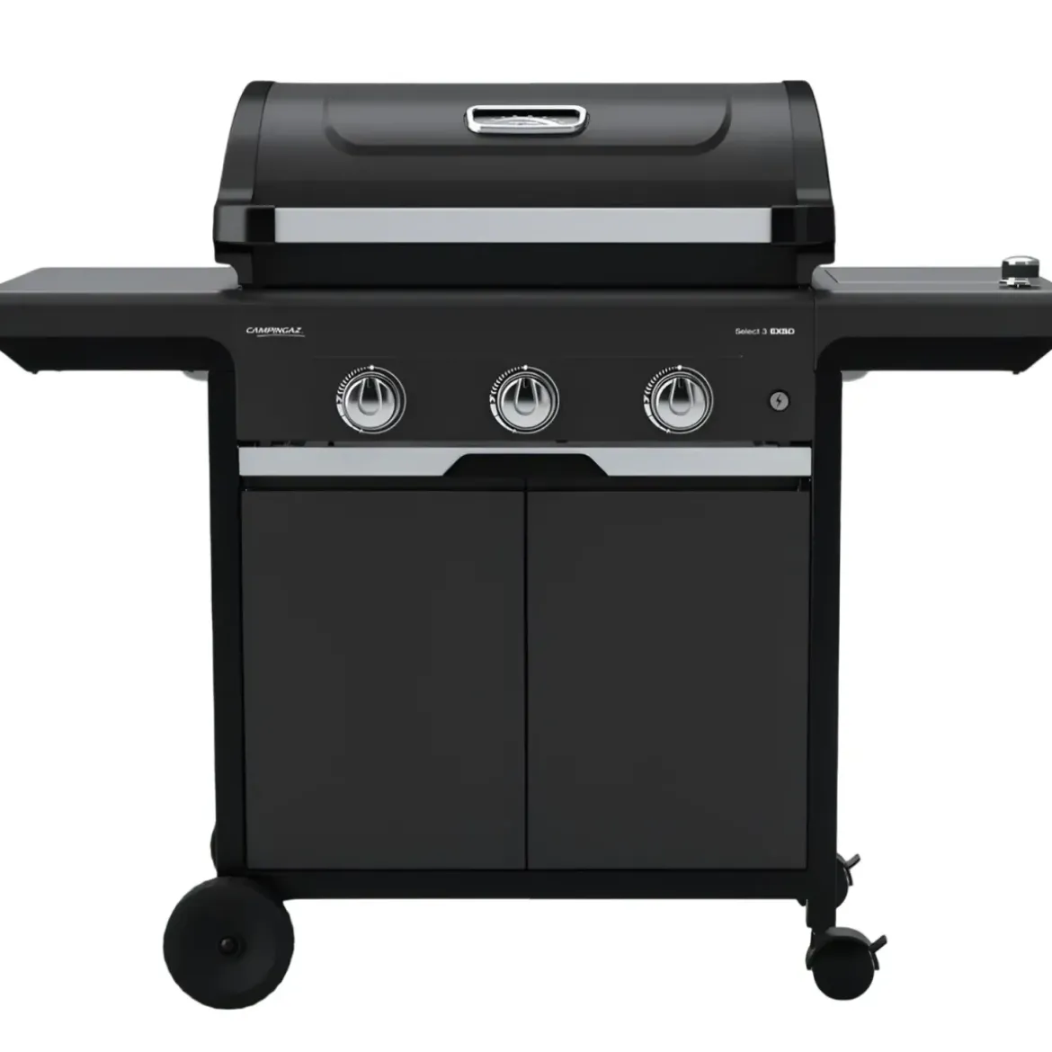 Barbecue a Gas Inox Campignaz 3 Bruciatori Piastra Griglia in Ghisa
