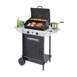 Barbecue a Gas Struttura in Acciaio con Pietra lavica da esterno