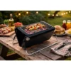 Barbecue DCG 3 in 1 Portatile 1800W Elettrico Gas Carbonella Acciaio