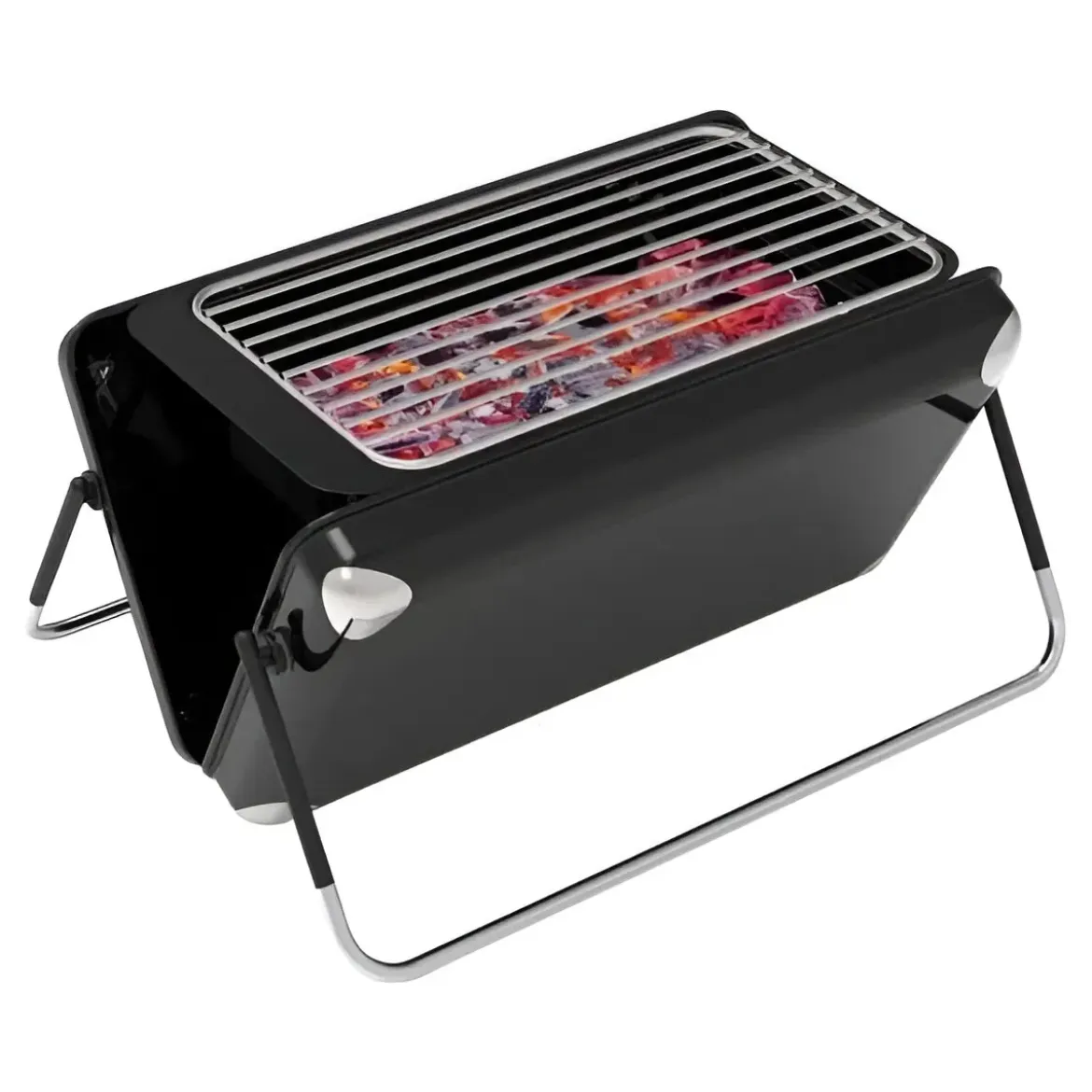 Barbecue DCG 3 in 1 Portatile 1800W Elettrico Gas Carbonella Acciaio
