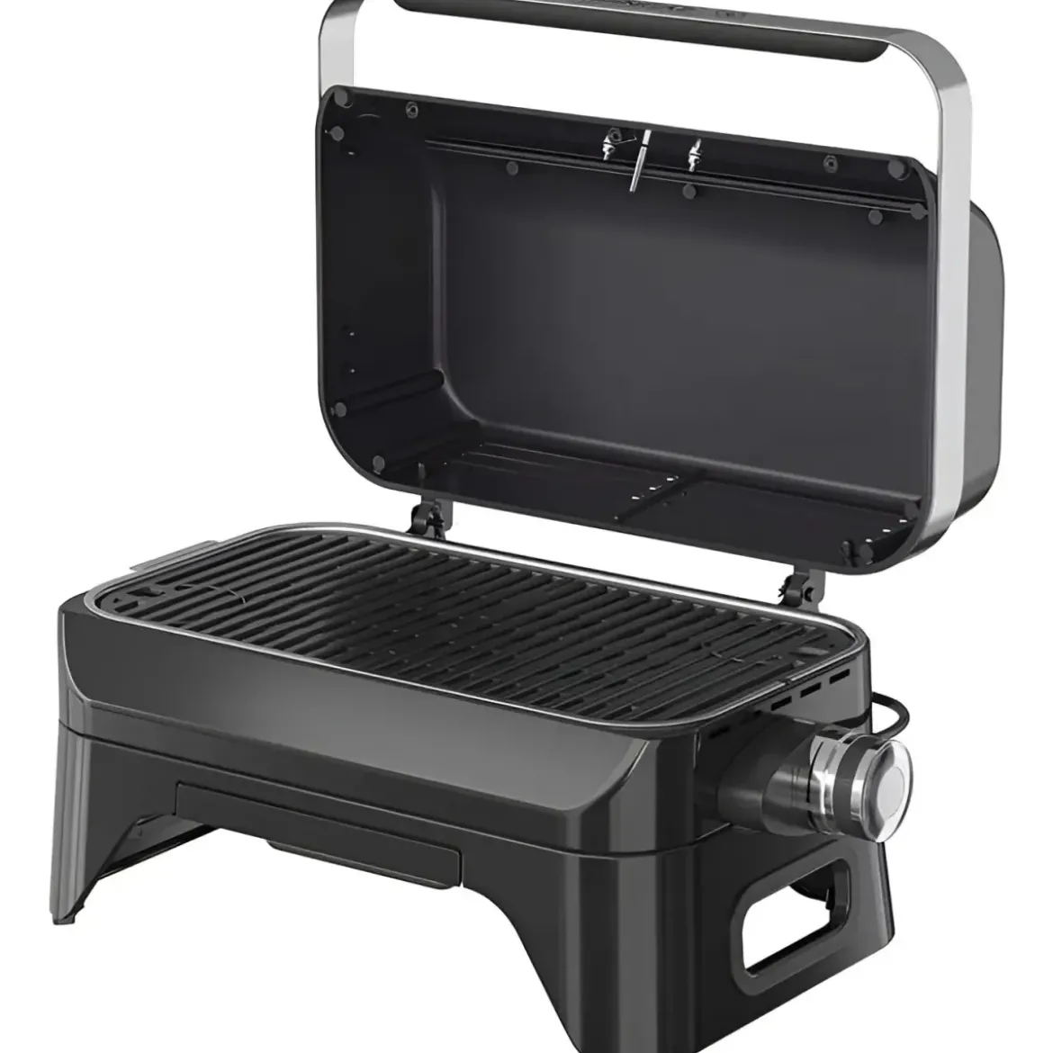 Barbecue Elettrico da Tavolo Campignaz 2200W Griglia Ghisa Coperchio