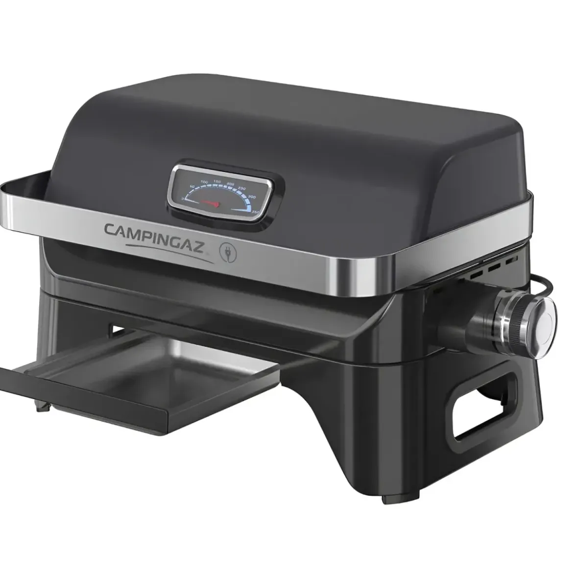 Barbecue Elettrico da Tavolo Campignaz 2200W Griglia Ghisa Coperchio