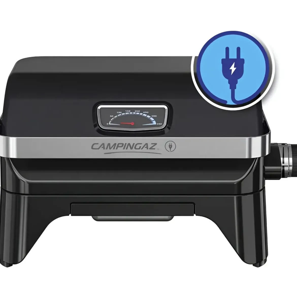 Barbecue Elettrico da Tavolo Campignaz 2200W Griglia Ghisa Coperchio