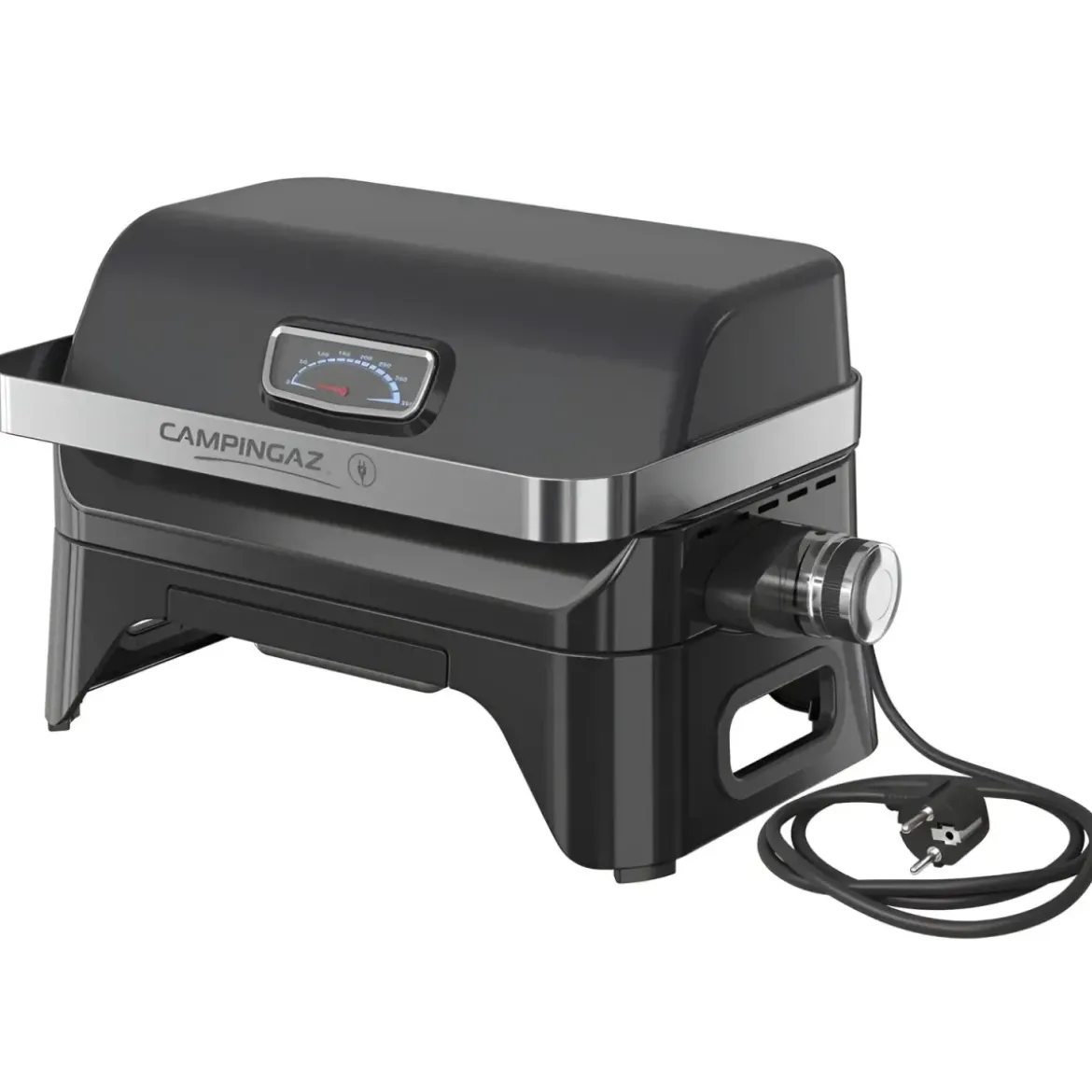 Barbecue Elettrico da Tavolo Campignaz 2200W Griglia Ghisa Coperchio