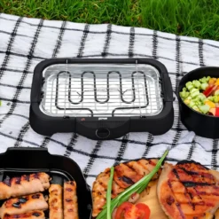 Barbecue Elettrico da Tavolo Zephit 2000 W Termostato Regolabile
