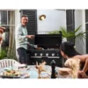 Barbecue Gas Campignaz 3 Fuochi Ripiani Laterali Nero 115x57x113 cm