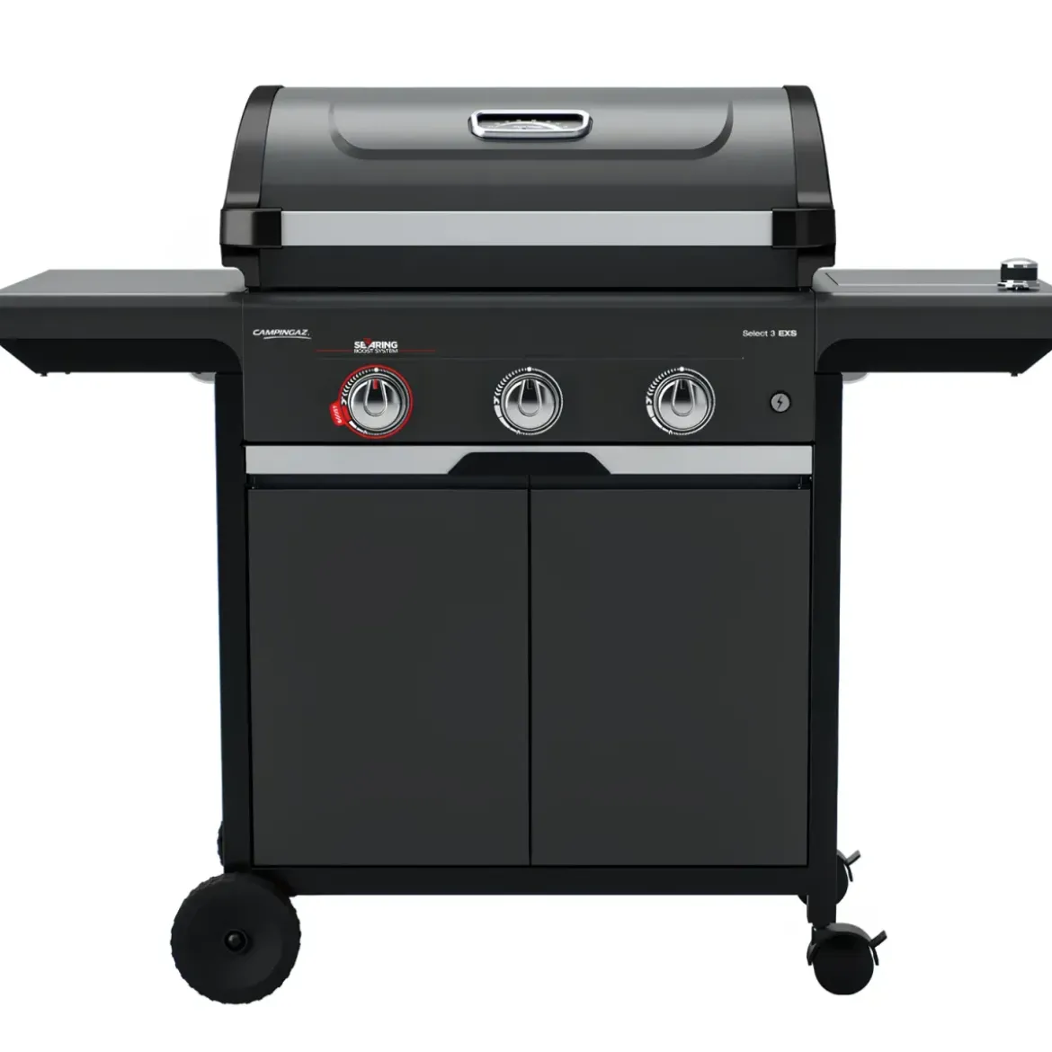 Barbecue Gas GPL 3 Bruciatori Fornello Laterale da Esterno Termometro