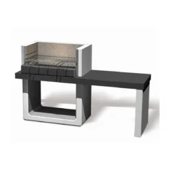 Barbecue in Muratura Cemento BBQ a Carbone Carbonella Legna