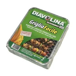 Barbecue Portatile a Carbonella 32x25x5 cm Leggero Compatto