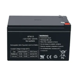Batteria 12V 10Ah Ricambio Compatibile con Giochi Elettrici per Bambini