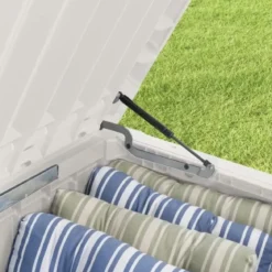 Baule Keter Cassapanca Bianco Multiuso Contenitore Giardino Plastica Terrazzo