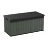 Baule Keter Resina da Esterno 454 L Lucchettabile Effetto Legno Verde