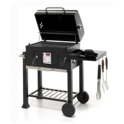 BBQ Barbecue a Carbone Carbonella Griglia in Acciaio Inox da Giardino Portatile