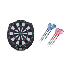 Bersaglio Elettronico Pro Display Led 6 Dardi Freccette Electronic Dart Bimbi