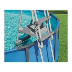Bestway Scaletta di Sicurezza 4 Gradini per Piscina 132 Fuoriterra Piattaforma