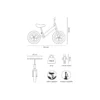 Bicicletta Bambini Fisher Price Verde Arancione Balance Bike 2-3 Anni