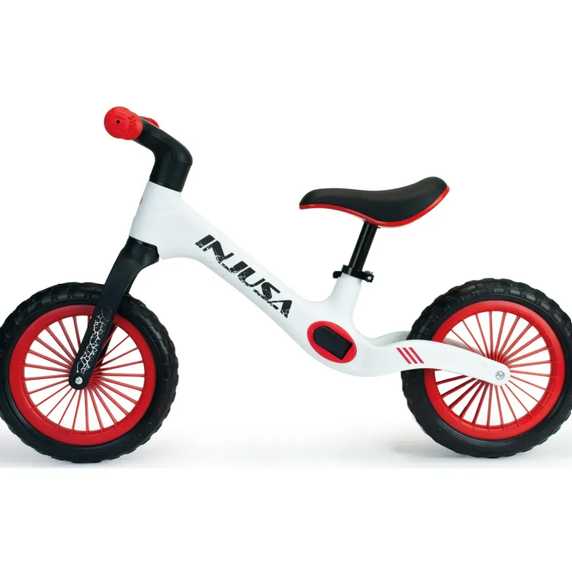 Bicicletta Bambini Senza Pedali Bianco Balance Bike Sella Regolabile