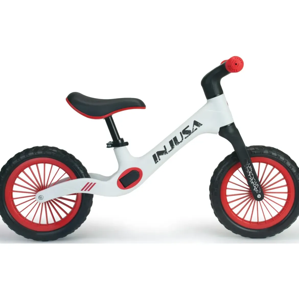 Bicicletta Bambini Senza Pedali Bianco Balance Bike Sella Regolabile