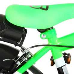 Bicicletta Bambini 12" Sportiva Verde Rotelle Removibili Borraccia