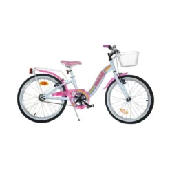 Bicicletta da Bambina 20 Pollici 7 8 9 10 Anni Unicorno Cestino Freno Bici Bimba