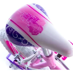 Bicicletta da Bambina Princess Ruota 12 Pollici Bici con Rotelle Freni